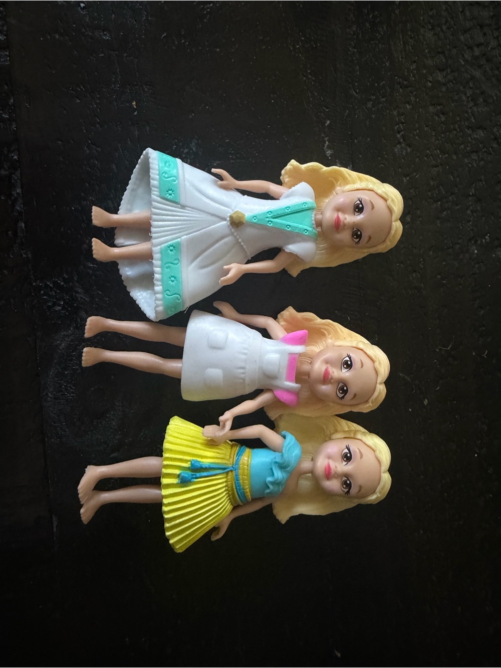 Polly pocket dolls 3 doll set